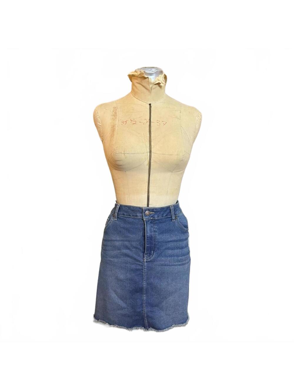 Marc New York Blue Denim Mini Skirt